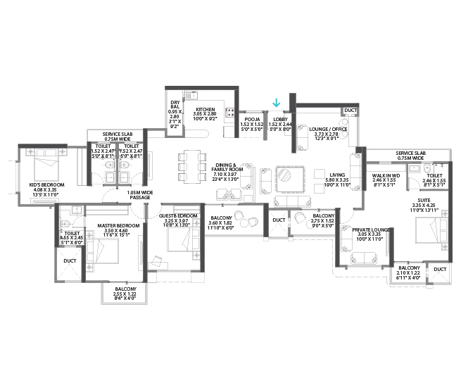 VTP Highflyers  - Floor Plan